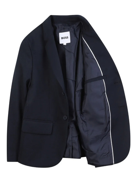  Boss Kidswear Two-button Blazer-trouser Suit - Blue 