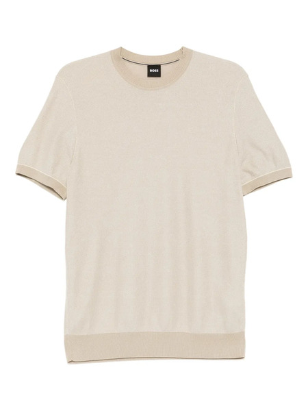  Boss Knitted T-shirt - Neutrals 