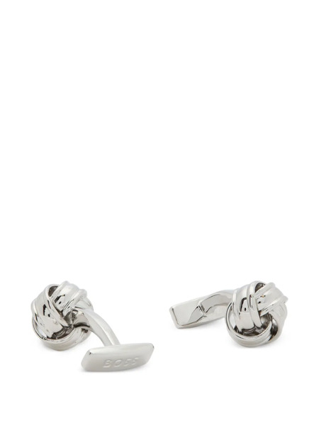  Boss Knotted Cufflinks - Silver 