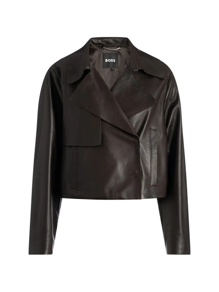  Boss Leather Jacket - Brown 