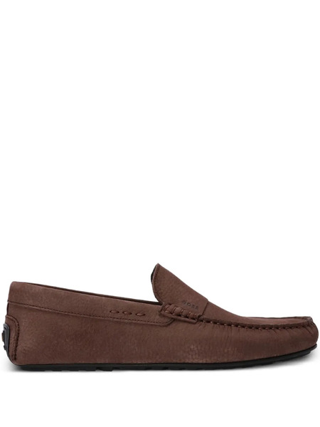 Boss Leather Loafers - Brown 