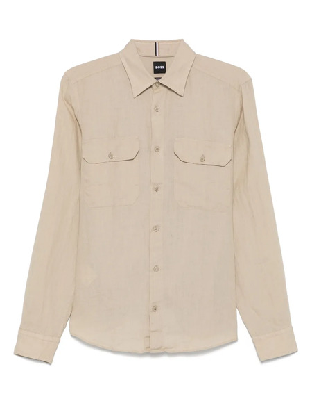  Boss Linen Shirt - Neutrals 