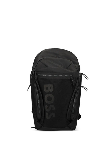 Boss Logo-detail Backpack - Black 