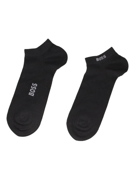  Boss Logo-embroidered Socks - Black 