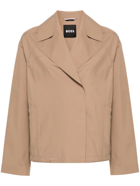  Boss Logo-lettering Jacket - Brown 