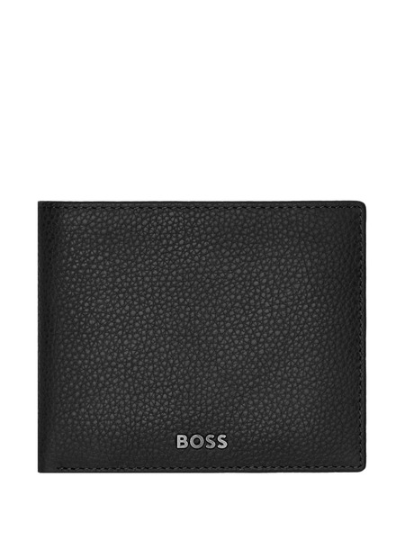  Boss Logo-lettering Wallet - Black 