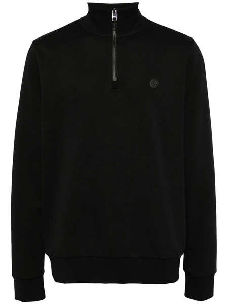 Boss Logo-patch Sweatshirt - Black 