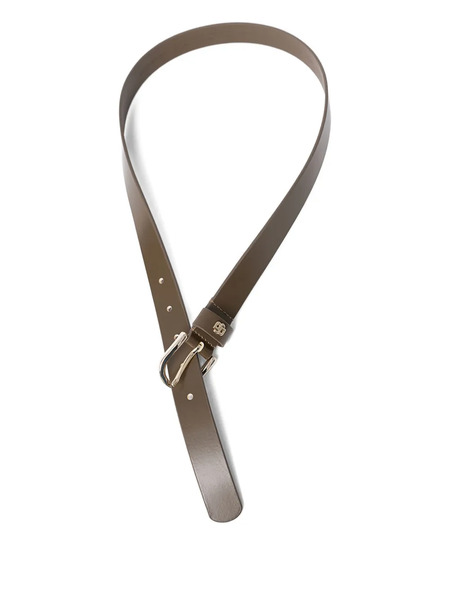  Boss Logo-plaque Buckle Belt - Brown 