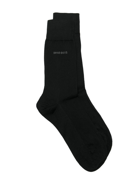  Boss Logo-print Ankle Socks - Black 