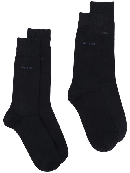  Boss Logo-print Socks - Blue 