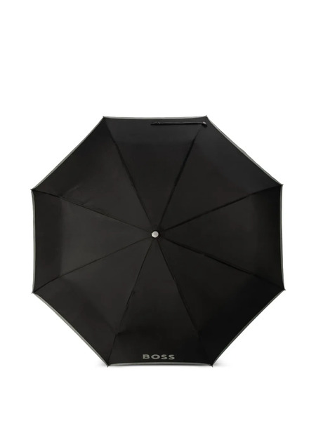  Boss Logo-print Umbrella - Black 
