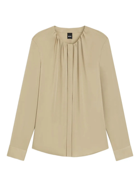  Boss Long-sleeve Blouse - Neutrals 