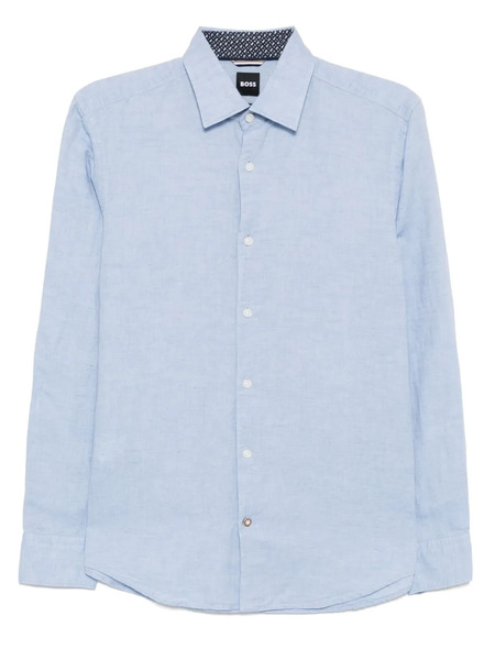  Boss Long-sleeved Shirt - Blue 