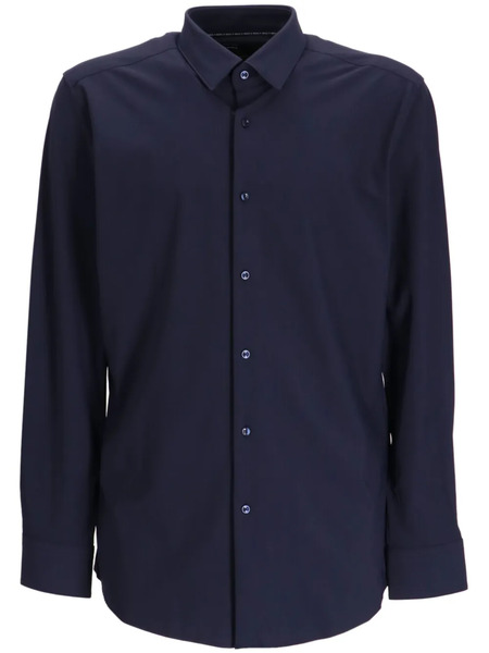  Boss Long-sleeves Button-up Shirt - Blue 