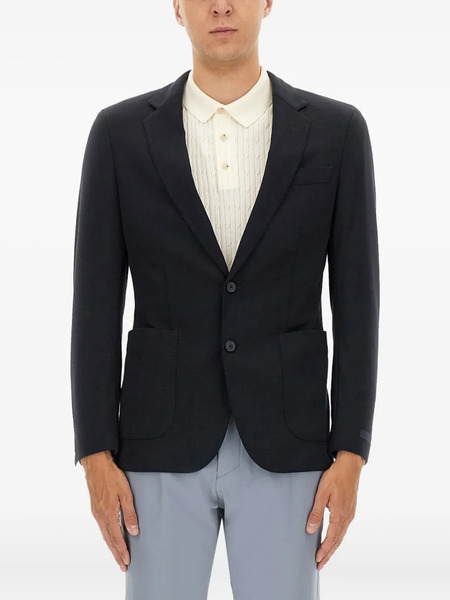  Boss Notched-lapel Button Jacket - Blue 