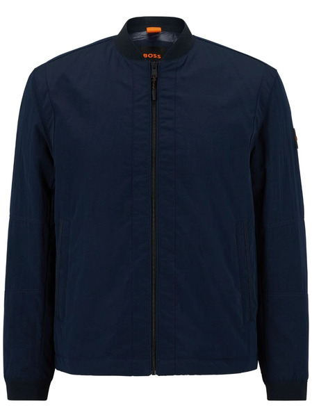  Boss Othmar Logo-patch Bomber Jacket - Blue 
