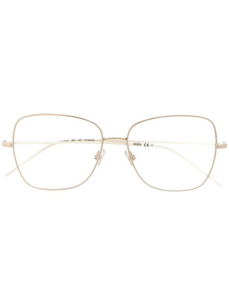  Boss Oversize Glass Frames - Gold 