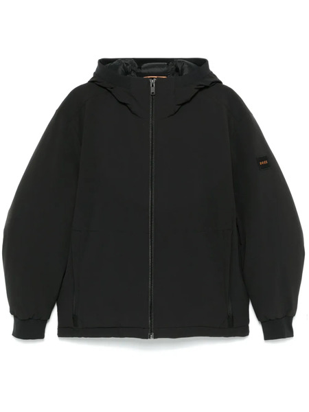  Boss Padded Hooded Jacket - Black 