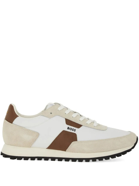  Boss Panelled Sneakers - Neutrals 