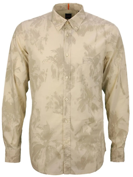  Boss Patterned Shirt - Neutrals 