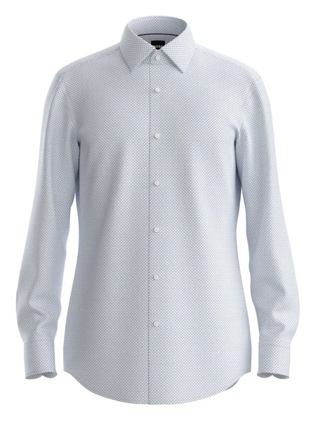  Boss Patterned Shirt - White 