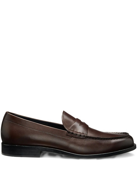  Boss Penny Leather Loafers - Brown 
