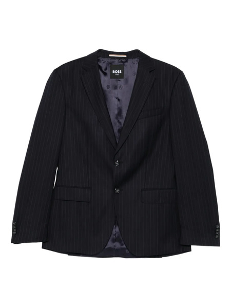  Boss Pinstripe Wool Suit - Blue 