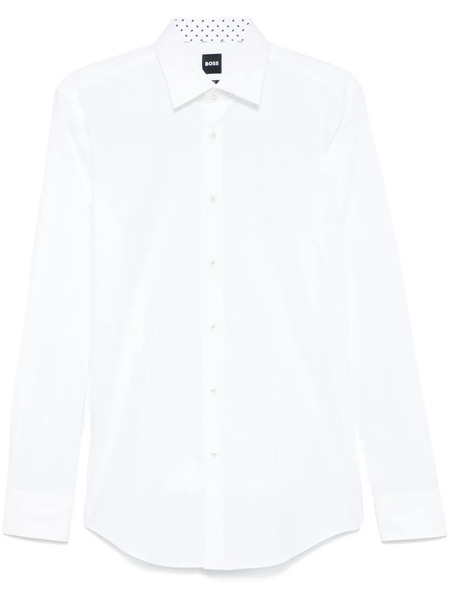  Boss Poplin Shirt - White 