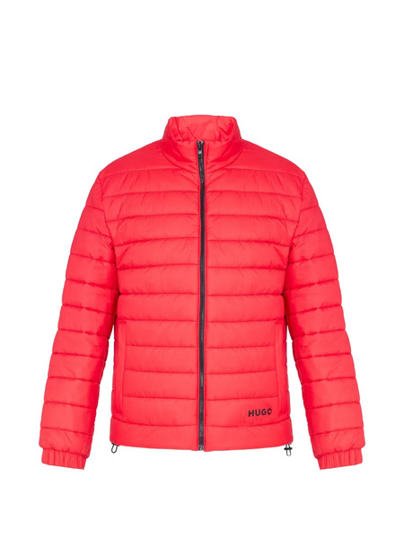 Boss Quilted-design Zip-up Jacket - Red 