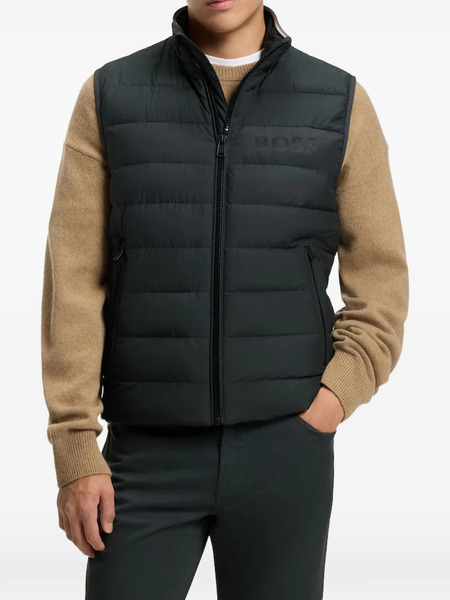  Boss Quilted Gilet - Green 
