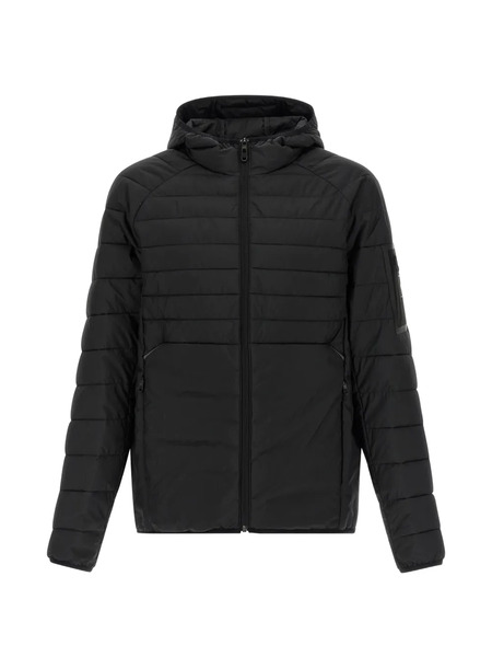  Boss Quilted Hooded Down Jacket - Black 