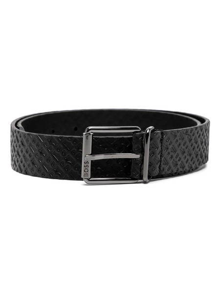  Boss Roll B Monogram Belt - Black 