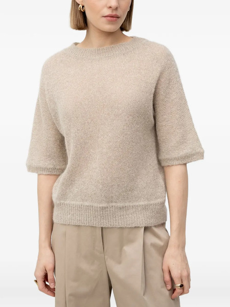  Boss Short-sleeve Sweater - Neutrals 