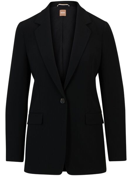  Boss Single-breasted Blazer - Black 
