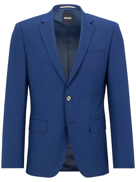  Boss Single-breasted Blazer - Blue 