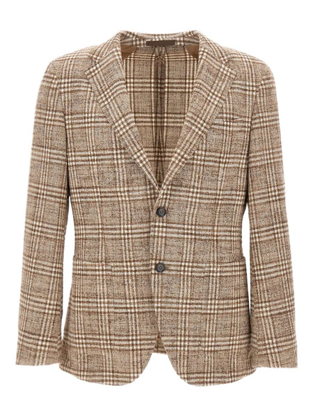  Boss Single-breasted Blazer - Brown 