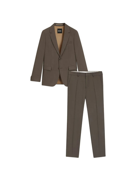  Boss Single-breasted Suit - Brown 