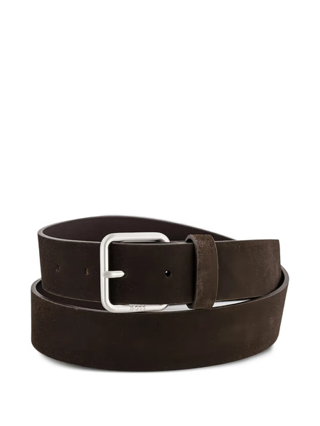  Boss Square-buckle Belt - Brown 
