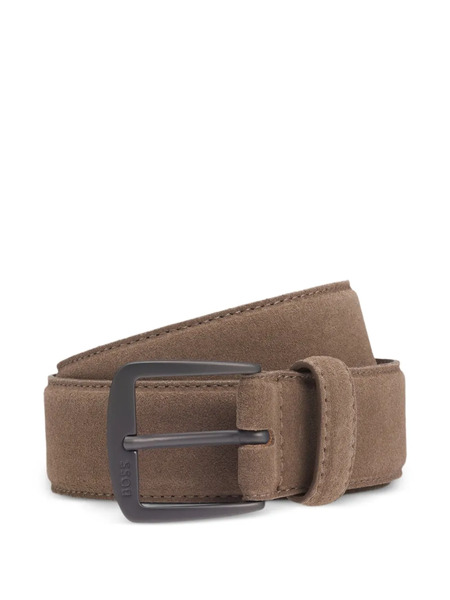  Boss Square-buckle Belt - Neutrals 