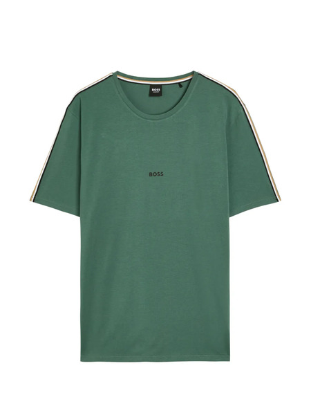  Boss Striped Trim T-shirt - Green 