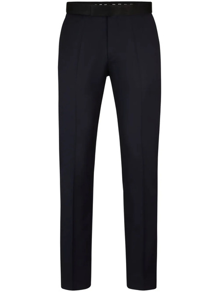  Boss Tailored Virgin Wool Trousers - Blue 