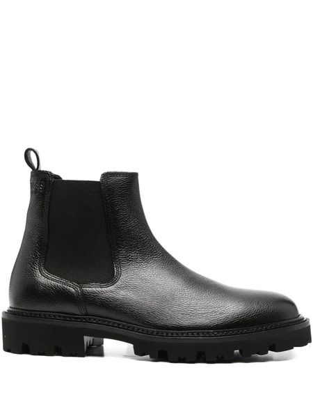  Boss Textured Chelsea Boots - Black 
