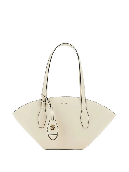  Boss Trapezoid Top Handle Shoulder Bag - Neutrals 