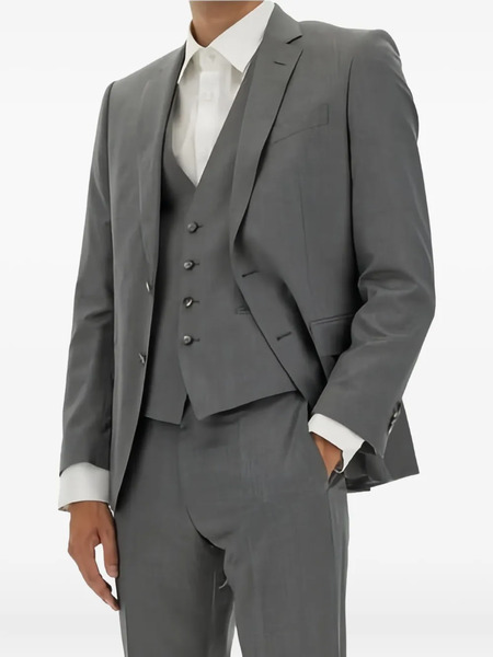  Boss Virgin-wool Jacket - Grey 
