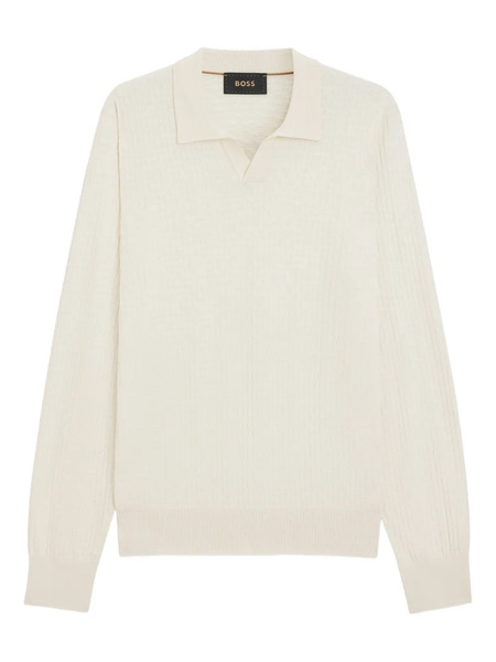  Boss Waffle-knit Sweater - Neutrals 