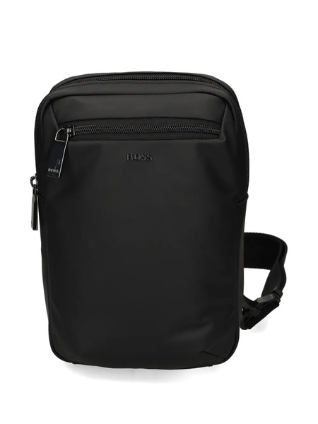  Boss Zip Shoulder Bag - Black 