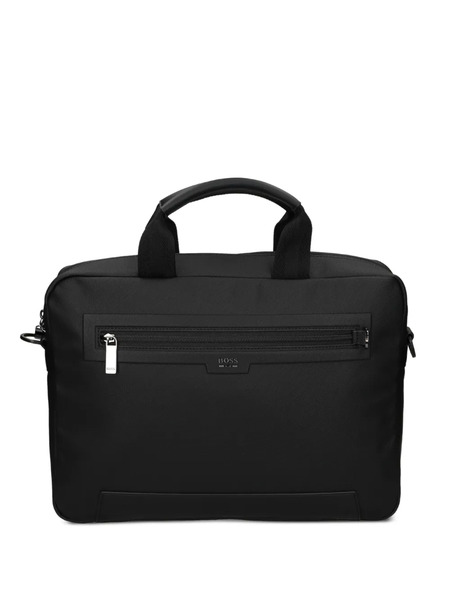  Boss Zip Top Laptop Bag - Black 