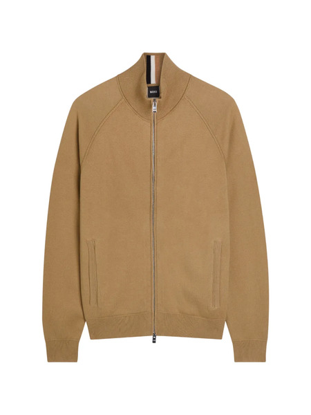  Boss Zip-up Cardigan - Neutrals 