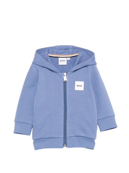 Boss Zipped Hoodie - Blue 