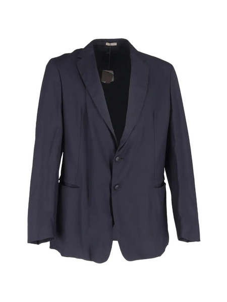  Bottega Veneta Pre-owned Single-breasted Wool Blazer - Blue 